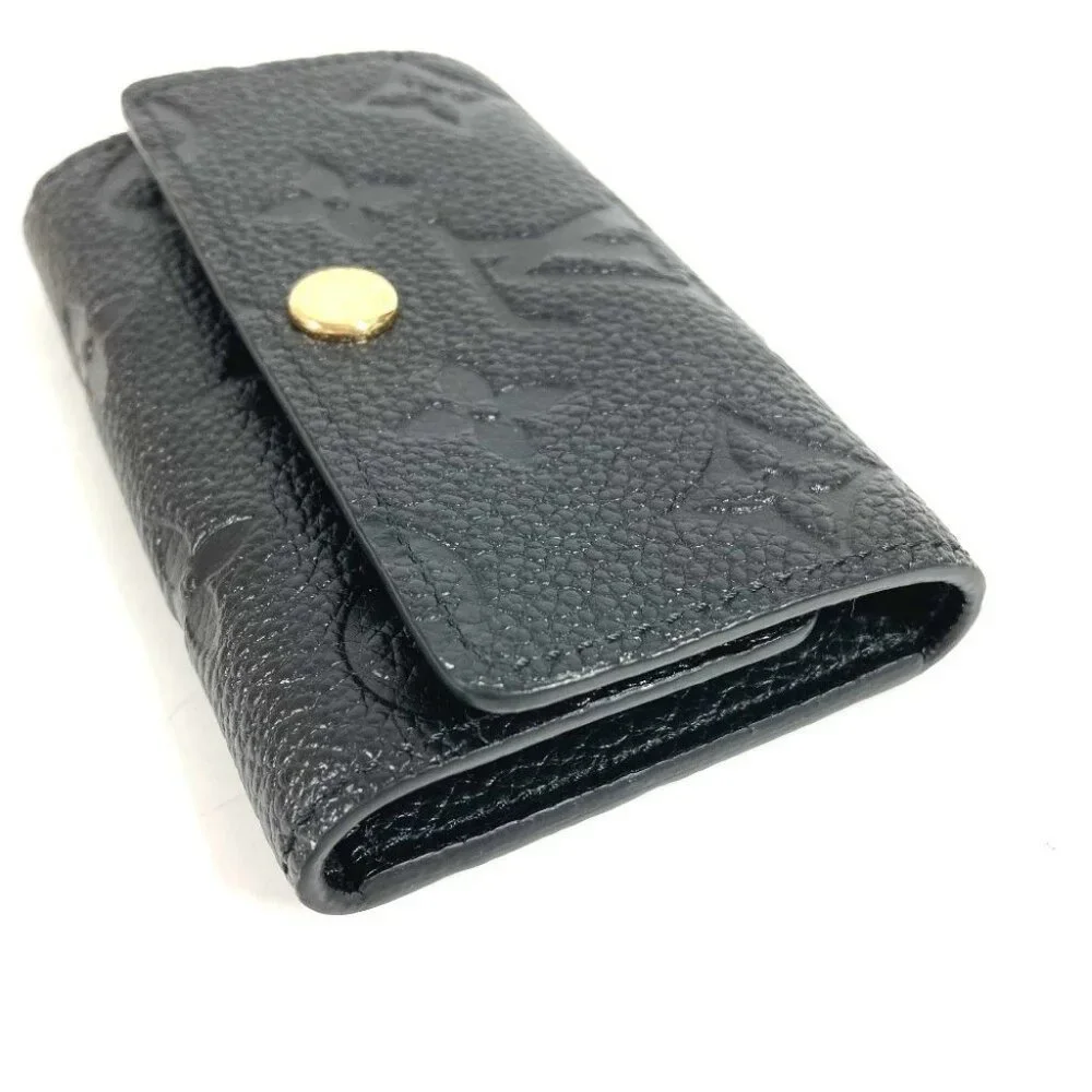 LOUIS VUITTON M64421 MonogramEmpreinte Multicles 6 6P Key Case Black